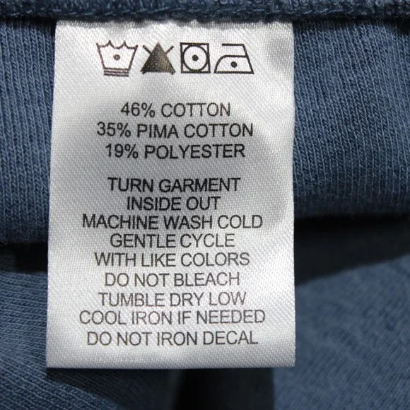 Orchard & Broome NWT Canal Joggers / Sweatpants Size S in Blue Cotton Blend